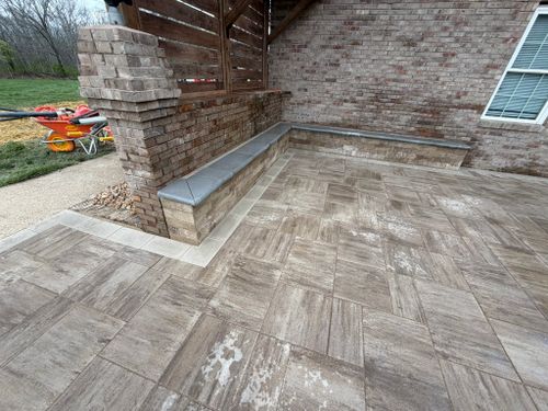 Landscape Installation for Mayfield Landscaping in Staunton, IL