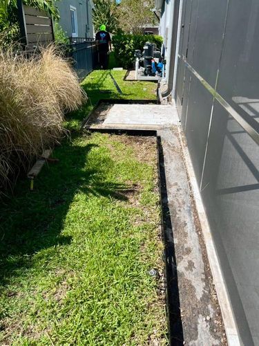 Excavation for Shoreside Property Services in Apollo Beach, FL