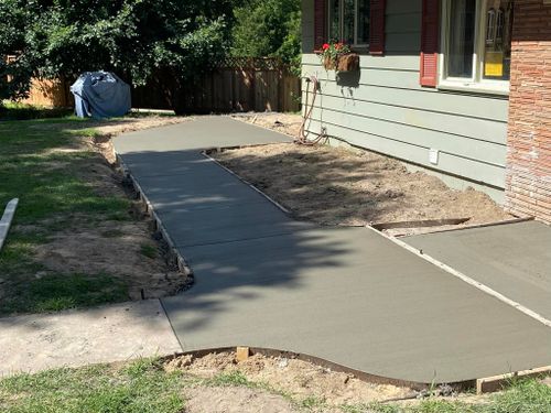 Sidewalk Installation for Mccoy Concrete Inc.  in Buffalo, MN