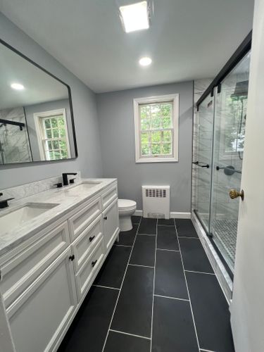 Bathroom Renovation for RMO Construction in Central Islip, New York