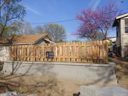 Fence Installation for VQ Land & Stone in St. Louis, MO