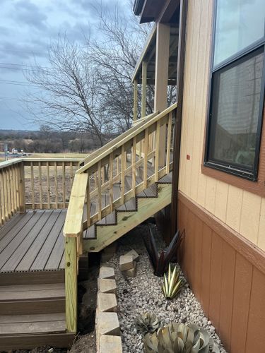 Decks & Handicap Ramps for BAKER Carpentry in Joshua, TX