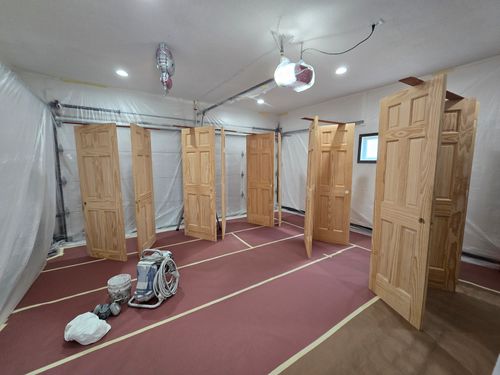 Kitchen and Cabinet Refinishing for Duraplus Topcoat Painting in New Brighton, MN