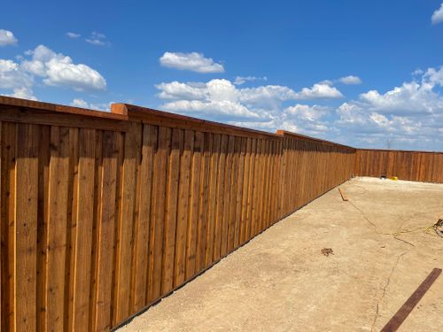 Wood Fencing Installation for B1D Fencing & Outdoors in Fort Worth, TX