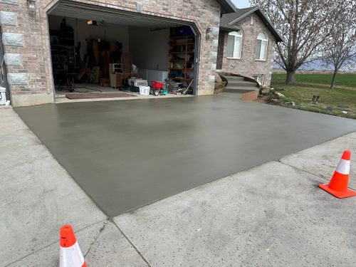 Concrete Slab Construction for Paskco LLC in Tremonton, UT