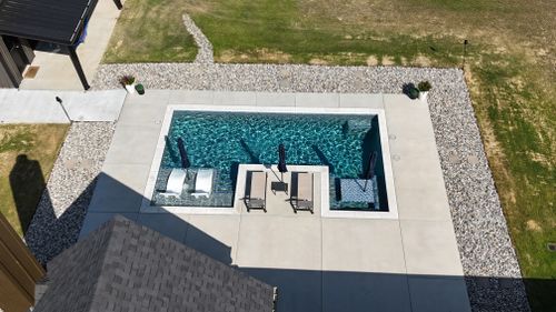Custom Pool Design for Black Diamond Custom Pools LLC in Azle, TX