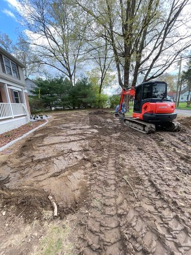Grading for CS Property Maintenance in Middlebury, CT