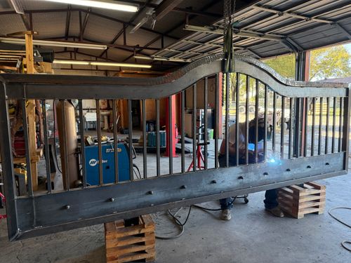 Metal Gate fabrication and installation for BCS Metal Construction LLC in Springtown, TX