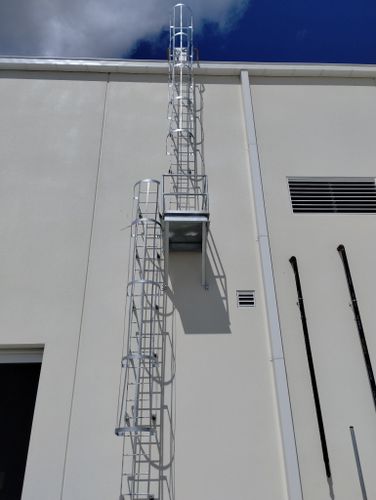 Structural Stair and Rail Erecting for Simpson Steel Services LLC in Archdale, NC
