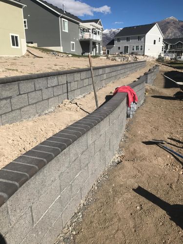 Terrace Boulder Rock Walls for Hifo Construction in Spanish Fork, UT