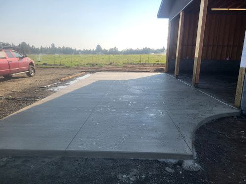 Concrete Slab Construction for TJR Concrete and Construction in Bend, OR