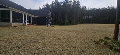 Final Grading for C.A. Sherry Land Improvement, LLC. in Louisa, VA