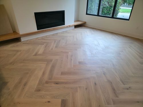 LVP and Laminate flooring for Novo Tile Co. in Wendell, NC