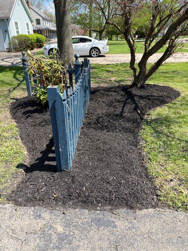 Mulch Installation for Youngstown Lawn & Patio Design in Canfield, OH