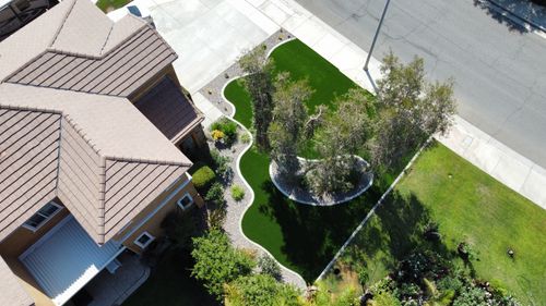 Concrete Edging for Aidan Jade Landscaping in Riverside County, CA