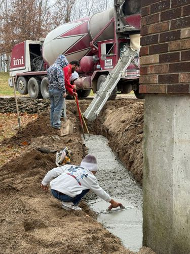 Basement, Block-Wall, Poured-Wall, & Other Foundations for Whitfield Concrete Construction in Solsberry, IN