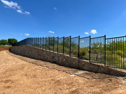 Wrought Iron Fencing for B1D Fencing & Outdoors in Fort Worth, TX