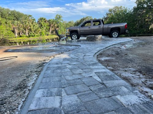 Full scale landscape designing and installations for Isaiah Simmons Construction and Landscaping LLC in Brevard County, Florida