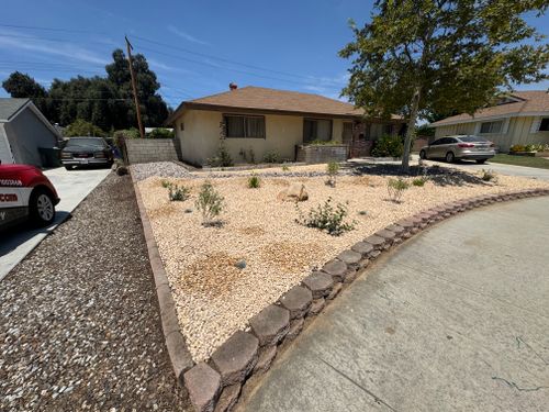 Concrete Edging for Aidan Jade Landscaping in Riverside County, CA