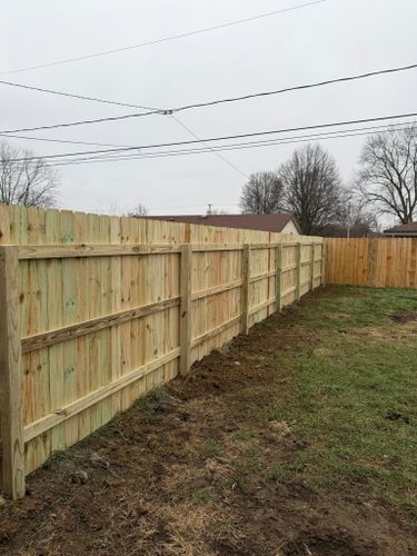 Fencing Installation for Miller Property Improvements in Dayton, OH
