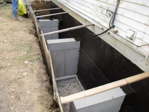 Foundation Installation for All Town Masonry & Foundations in Richmond, Virginia