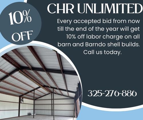  for CHR Unlimited LLC in San Angelo, Texas