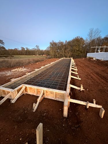 Rebar installation for J & Son Construction LLC in Forest City, NC
