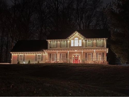 Seasonal Light Installation for Deck the Halls in Bristol, CT