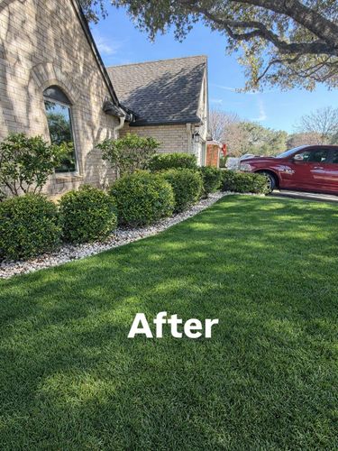 Landscape Installation for J and R Co. in San Antonio,  TX