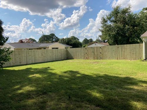 Wood Fencing for Sea Level Fence in Virginia Beach, VA