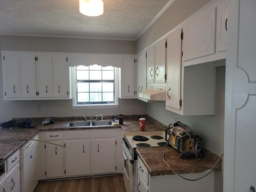 Kitchen and Cabinet Refinishing for Glenn's Painting in Martinez, GA