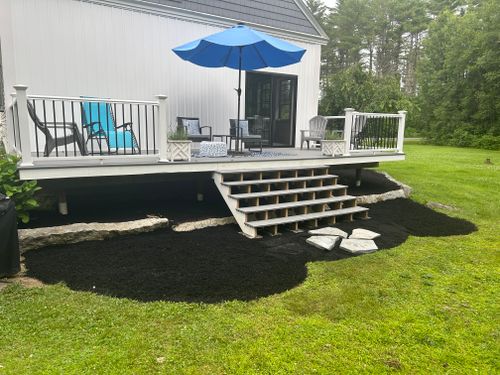 Full Landscape Redesign for CM & Sons Landscaping LLC in Benton, ME