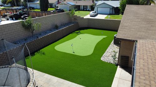 Artificial Turf Installation for Aidan Jade Landscaping in Riverside County, CA