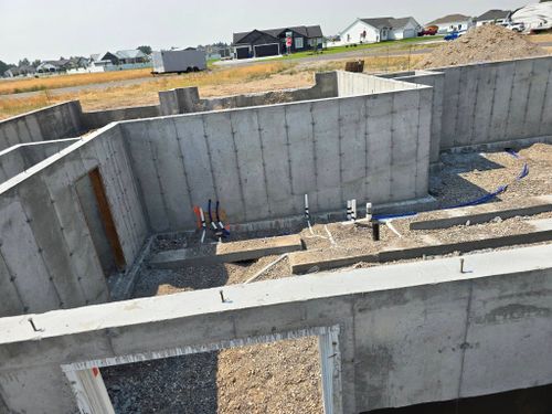 Foundation Construction for GLZ Builders LLC in Bonneville County, ID