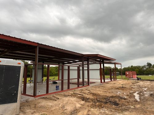 Custom Metal Buildings for CR Fabrication in Royse City, TX