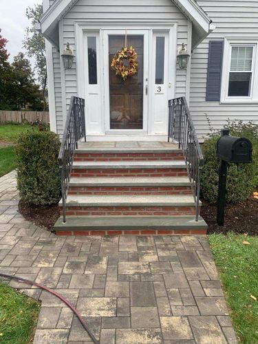 Sidewalk Installation for Stoneright Masonry & Restorations in Union City, NJ