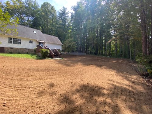 Grading for J&G LandWorx LLC in Rutherfordton, NC