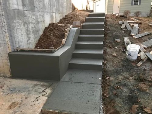 Stair Design & Installation for L M Concrete Construction in Mount Sterling,  IL