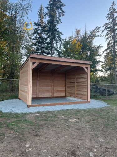 Shelters for Oats Equestrian Fencing LLC in Arlington, WA