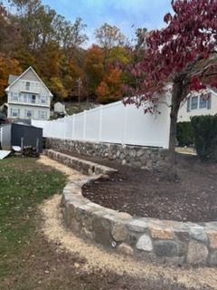 Retaining Wall Construction for Willis Landscape & Masonry LLC in Newtown, CT