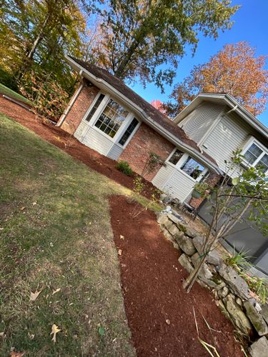 Mulch Installation for Optimum Tree Service And Landscaping in Bowling Green, KY