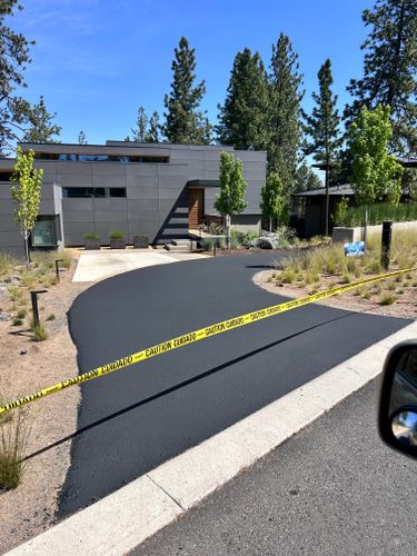 Sealcoat Installation for Pacific Sealcoating in Black Butte Ranch, OR