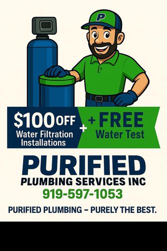 Plumbing Repairs for Purified Plumbing Services INC in Leasburg, NC