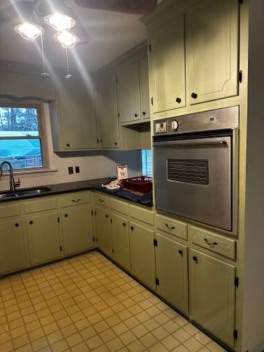 Kitchen and Cabinet Refinishing for Paintway to Heaven in Raleigh, NC