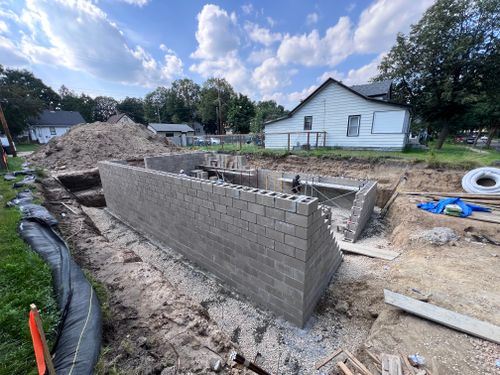 Concrete Slab Construction for CAIR CONCRETE & MASONRY LLC in Baldwin, WI