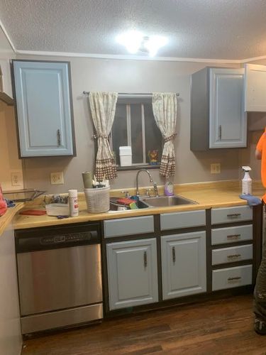 Kitchen and Cabinet Refinishing for K&D Painting in Parachute, CO