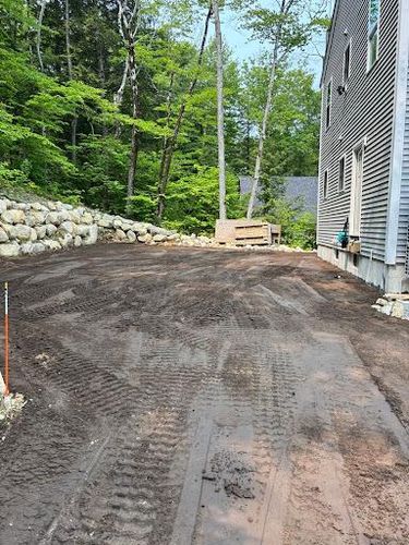 Land Grading for A&D Excavation & Landscaping in Conway, NH