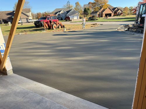 Full Depth Custom Carved Concrete for Whitfield Concrete Construction in Solsberry, IN