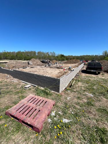Concrete Slab Construction for CAIR CONCRETE & MASONRY LLC in Baldwin, WI