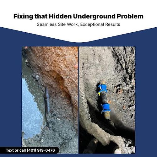 Site Work for M.J. Construction & Landscape INC in Bristol, RI